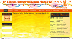 Desktop Screenshot of hanumanmandirny.org